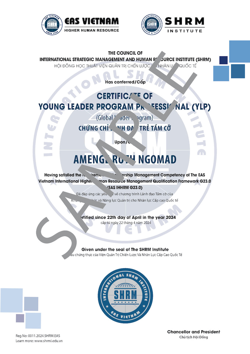 Certificate Ylp